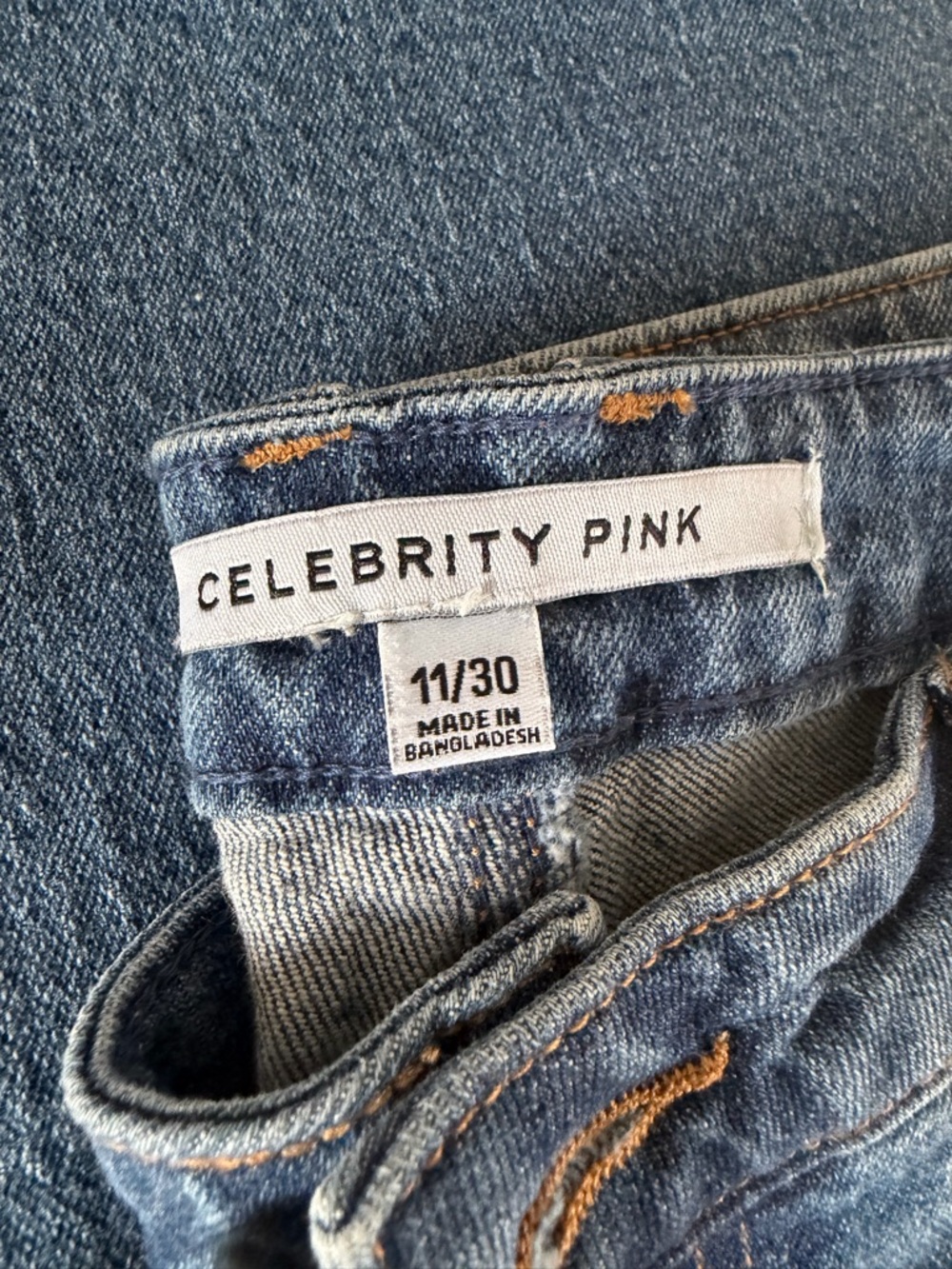 Celebrity Pink Light Blue Wide Leg High-Rise Jeans - Picture 2 of 4